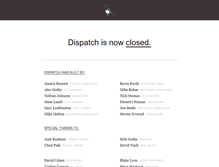 Tablet Screenshot of dispatch.io